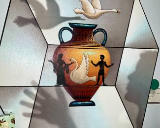 Martin Boyle, oil on Canvas, 25.5H  x 26W, "It was another life" 