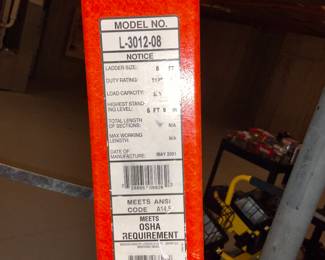 Louisville  Ladder.  8ft