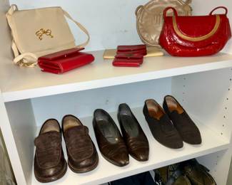 Robert Clergerie,  shoes,  leather hand bags 