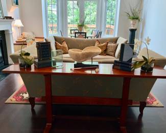 Console table, Wright table company. Modern, sleek. 