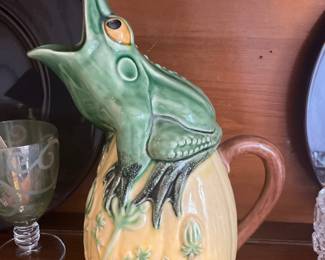 Sur La Table, Pitcher. Frog on squash
