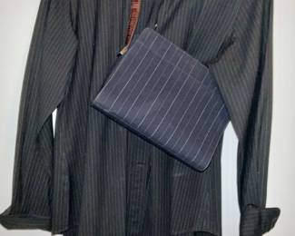 Faconnable, pants suit. Size M . Ralph Lauren,  purse.  