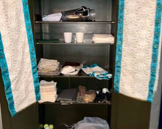 Fabric, craft supplies. 