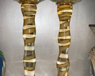 Art Glass, candlesticks