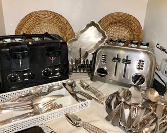 Flatware, toasters 