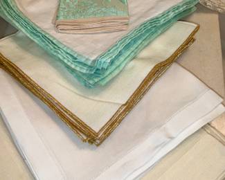 Napkins, table linens