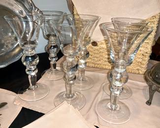 Stemware, Sasaki. "Suninke" , white wine glasses