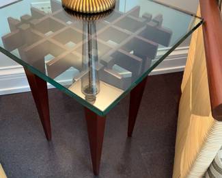 Niedermaier, grid series, side table, 20" x 20" 