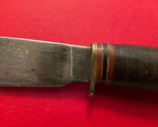 Marbles, Vintage Knife  w/ Sheath 