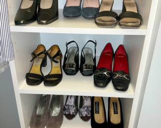 Women's shoes,  size 6 - 7.5. Joan & David, Franco Starto, Kenneth Cole, Nina