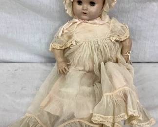 EARLY BABY DOLL W/TEETH AND MOVABLE EYES