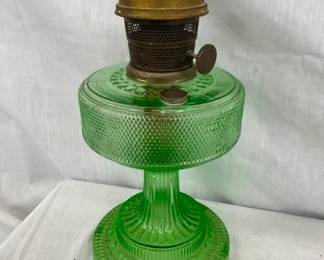 GREEN ALADDIN OIL LAMP