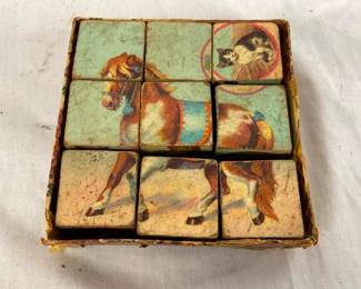 EARLY SET CHILDS PICTURE BLOCKS