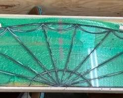 EARLY GLASS PANEL WINDOW