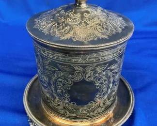 BIRKS REGENCY COVERED SILVER PLATE