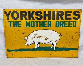 SIDE 2 YORKSHIRES SIGN