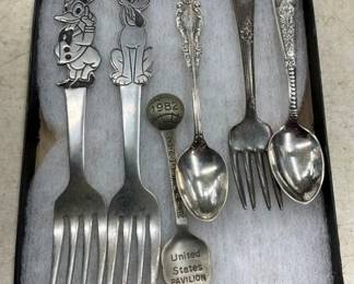 Mickey Mouse FORKS/WORLD FAIR SPOON ETC.