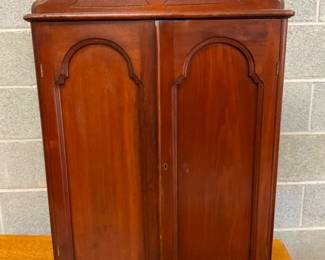 HANGING WALNUT CUPBOARD
