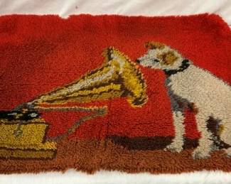 EARLY HANDLOOMED RCA TAPESTRY