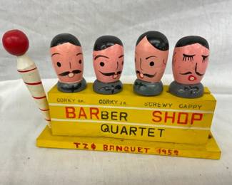 UNUSUAL BARBER SHOP QUARTET CORK SCREWS
