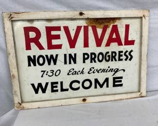 SST REVIVAL WELCOME SIGN 36X25
