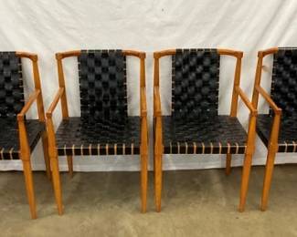 SET (4) MID CENTURY TOMLINSON CHAIRS