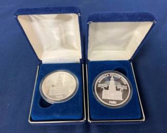 2 TROY OZ SILVER 1992 COINS