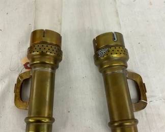 PAIR EARLY STAGE COACH LANTERNS