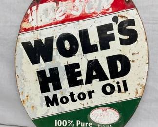 SIDE 2 WOLFS HEAD SIGN