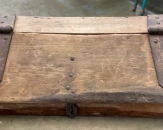 EARLY BUCKBOARD WAGON TOOL BOX