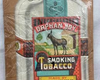CB ORPHAN BOY TOBACCO SIGN 13X20