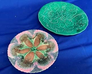 7-9" MAJOLICA PLATES