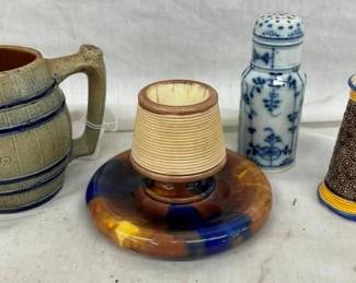 STONEWARE, EARLY VINTAGE SHAKERS