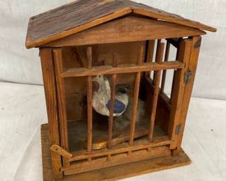 EARLY 1800'S ANIMATED FOLK ART CHICKEN