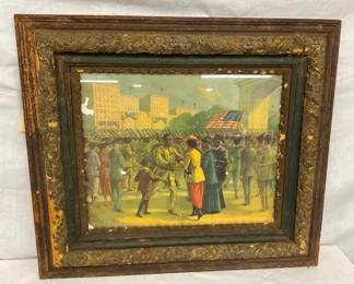 THE RETURN OF THE COLORED TROOPS 30X26
