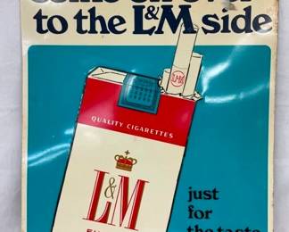 SST L&M CIG. SIGN 20X24