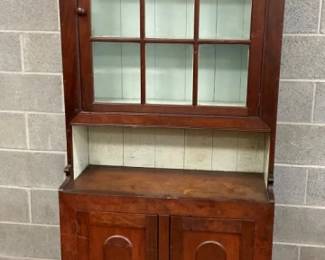 EARLY CHERRY 1PC. CUPBOARD