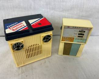 DECO/AMOCO 4" TRANSITOR RADIOS