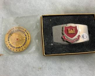 US MARSHALL BADGE, ZIPPO