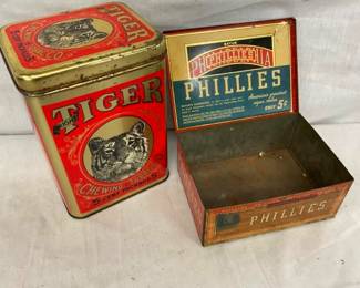 TIGER TOBACCO TIN