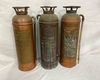 BRASS FIRE EXTINGISHERS