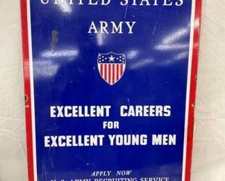 DSP UNITED STATES ARMY SIGN 36X38