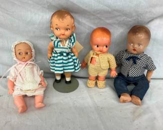 4 EARLY BABY DOLLS