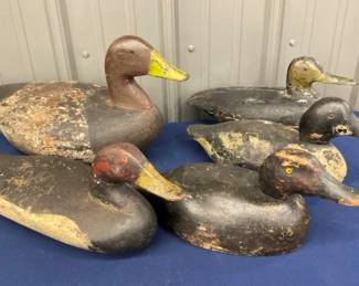 EARLY WOODEN DUCK DECOYS