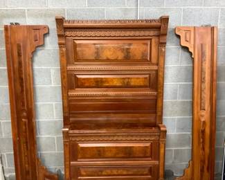 W/ CARVINGS AND RAISED PANELS