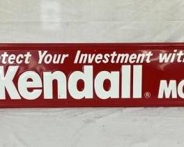 SST KENDALL MOTOR OILS SIGN 72X12