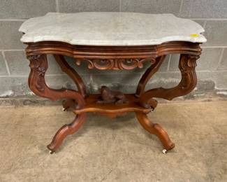 LG MARBLE TURTLE TOP TABLE