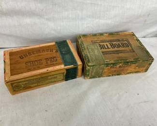 EARLY CIGAR BOXES