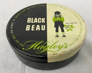 1/2PD BLACK BEAU HAGLEYS TIN