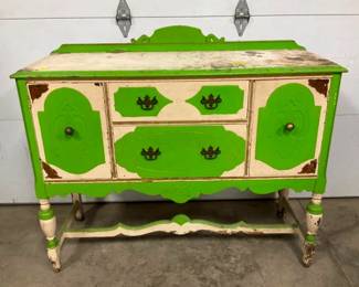 NICE SIZE PAINTED SIDEBOARD